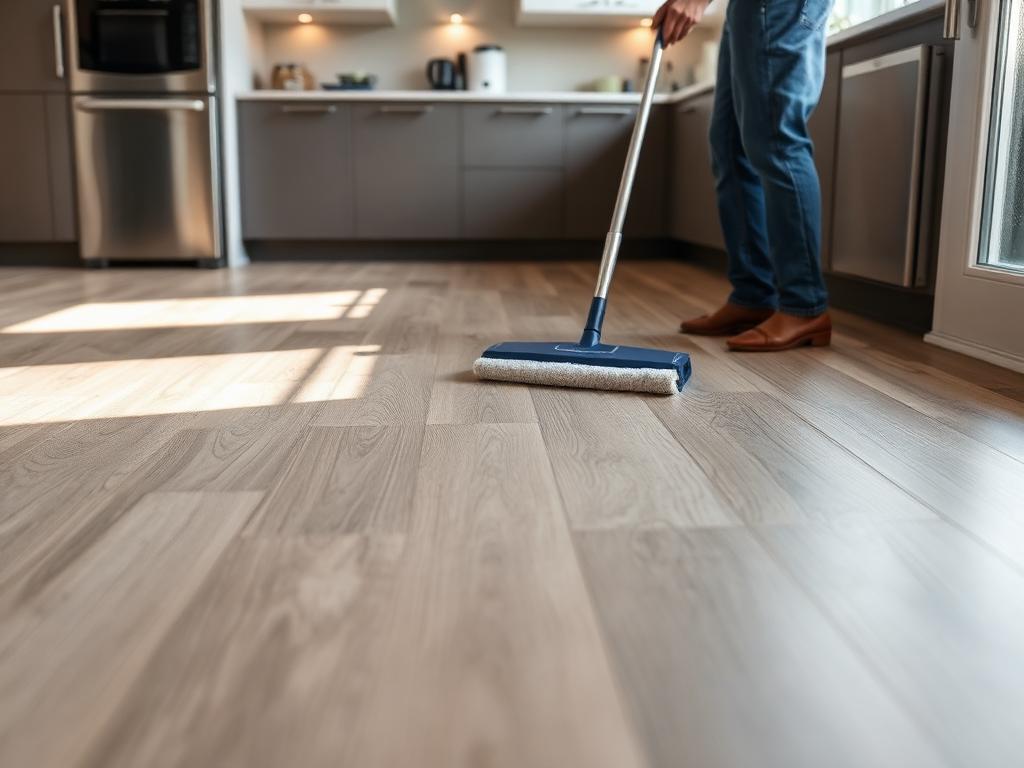 Luxury Vinyl Floor Cleaning