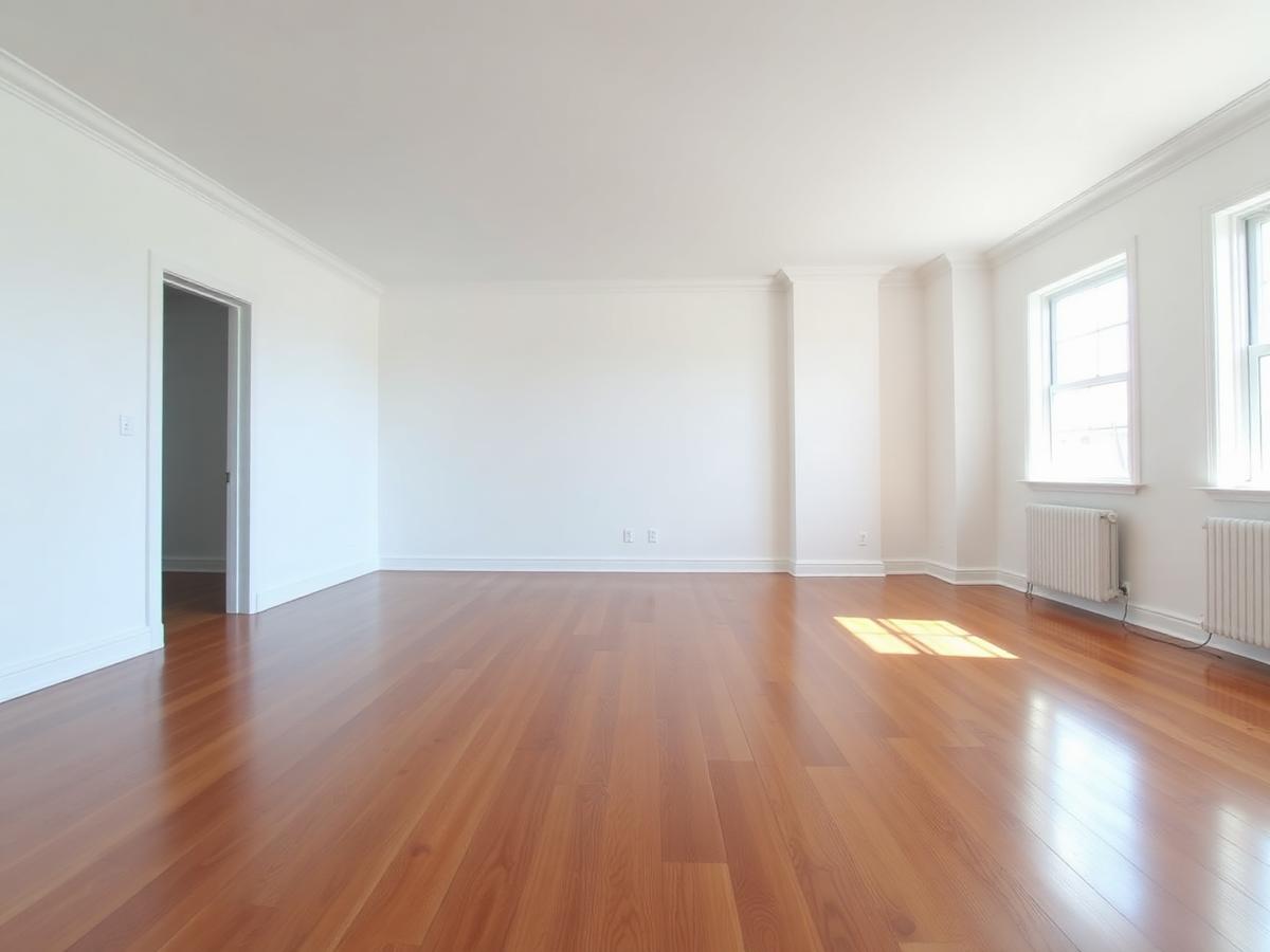 Move-out living room transformation — after